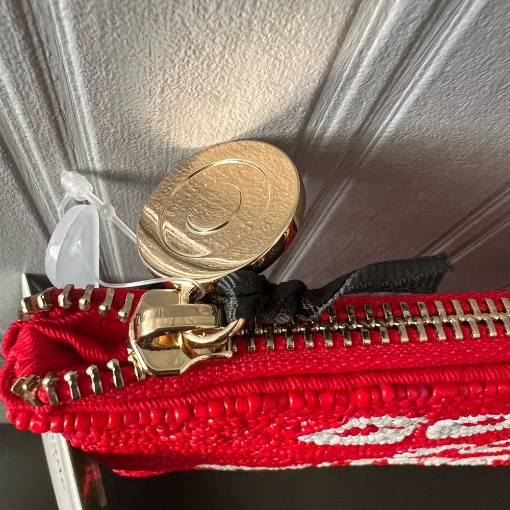 KATE SPADE NEW YORK X TARGET “Going to Target” Beaded Clutch Bag / purse Limited